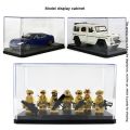 3 Steps Mini Figure Display Case Acrylic Dustproof Showcase Anime Figures Exhibitors Collections Box Display Transparent ABS Box. 