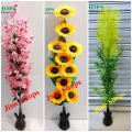 Artificial Various Tree-4.5 ft, Date Leaves Tree, khejur Pata Gach For Home Decoration, Jime Shops Tree. 