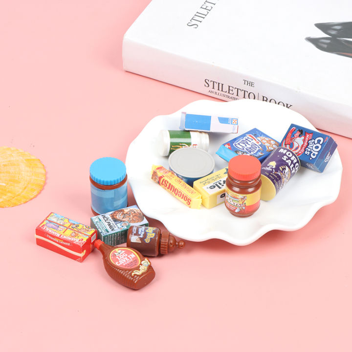 Dollhouse%20Miniature%20food%201/6%20Supermarket%20Miniature%20Pretend%20Play%20Toy%20Accessories%20Luyo%20-%20Image%203