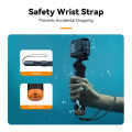 【Prime deal】 TELESIN Buoyancy Bar Selfie Stick Waterproof Selfie Stick With Hand Strap Remote Control For Gopro 9 10 11 12. 