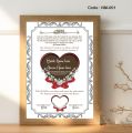 Customised Nikah Nama Frame For Wall Decor / Marriage Certificate/Anniversary photo frame design Anniversary Special Design For Wall Decor photo frame resin photo frame photo frame decoration ideas how to make hula hoop photo frame hoop photo frame. 