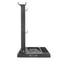 Game Vertical Stand Cooling Fan Multifunction Dual Controller Charger Station for Game Console.