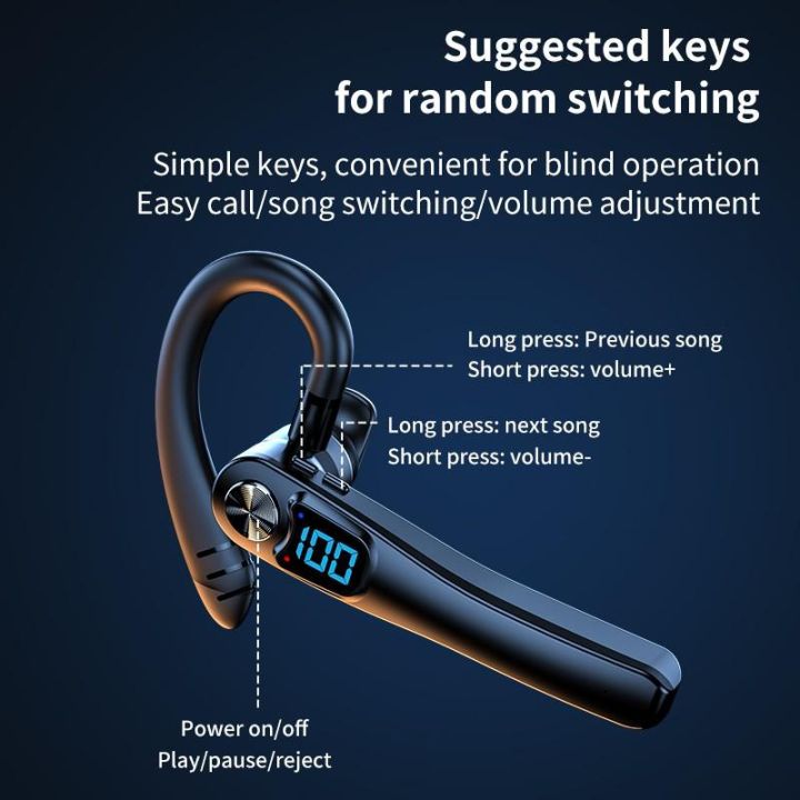 %E3%80%90FUPANG%E3%80%91Painless%20Ear-hook%20Bluetooth%205.2%20Wireless%20Earbuds%20Waterproof%20Sport%20Earphone%20Standby%20Business%20Headphones%20Mic%20for%20Running%20Cycling%20Driving%20-%20Image%207
