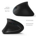 Left Hand Vertical 2.4g Raton inalambrico Wireless laptop computer pc mouse recargable/Battery mice. 