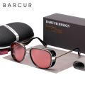 Tortoise Sunglasses IRON MAN 3 Matsuda TONY Steampunk Sun Glasses Mirrored Brown Eyewear Red.