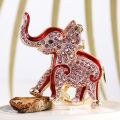 Creative Elephant Key Chain Accessories Cute Animal Keychains Fashion Keyrings Women Bag Charm Pendant Car Key Rings Holder.