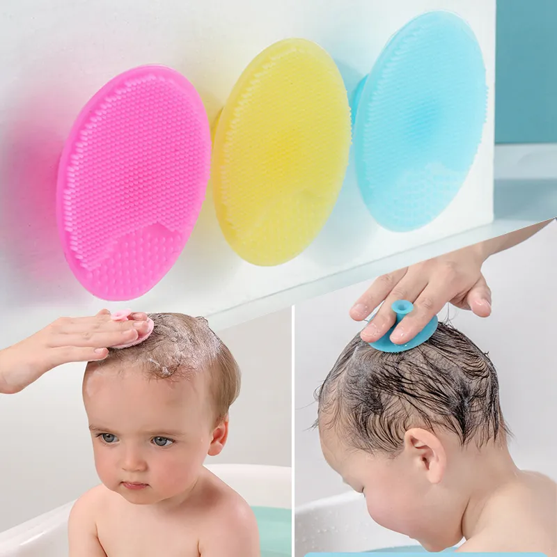 Baby Bath Brush Baby Cradle Cap Brush Silicone Massage Brush Silicone  Scrubbers Exfoliator Brush | The SkinSoother Baby Essential for Dry Skin,  Cradle Cap and Eczema 1pcs | Daraz.com.bd