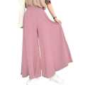 Women’s Wide Leg Palazzo Pants – Premium Micro Cherry Fabric.