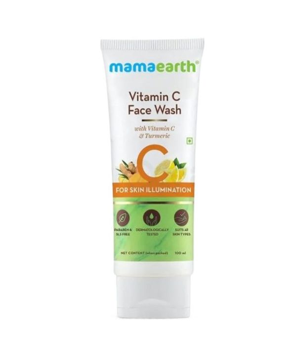 Mama Earth Vitamin C Face Wash With Vitamin C and Turmeric For Skin Illumination 100ml