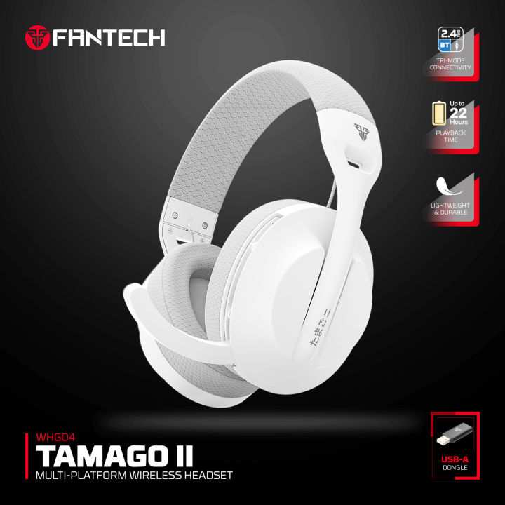 Fantech%20Tamago%20II%20WHG04%20Multi-Platform%20Wireless%20Headset%20Tri%20mode%20Connection%20Gaming%20Headphones%20WHITE%20-%20Image%202