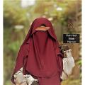 NIQAB MUSLIM HIJAB( hudi niqab) 2 LAYERS ISLAMIC Face Cover - Hijab Collection - Hijab. 