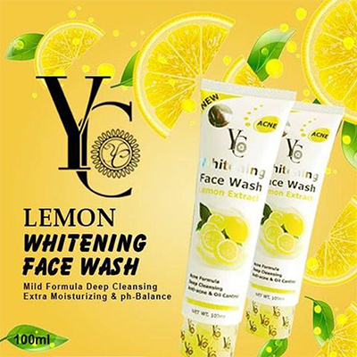 YC Whitening Lemon Extract Face Wash 100 ml (Thailand)