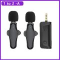 K35 Pro Dual Mic Wireless Lavalier Microphone for 3.5mm Supported Devices. 