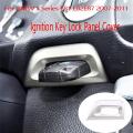 JAERBEE Car Ignition Key Lock Panel Cover Trim Sticker Keyhole Decorative Ring for-BMW 1 Series E81 E82 E87 2007-2011. 
