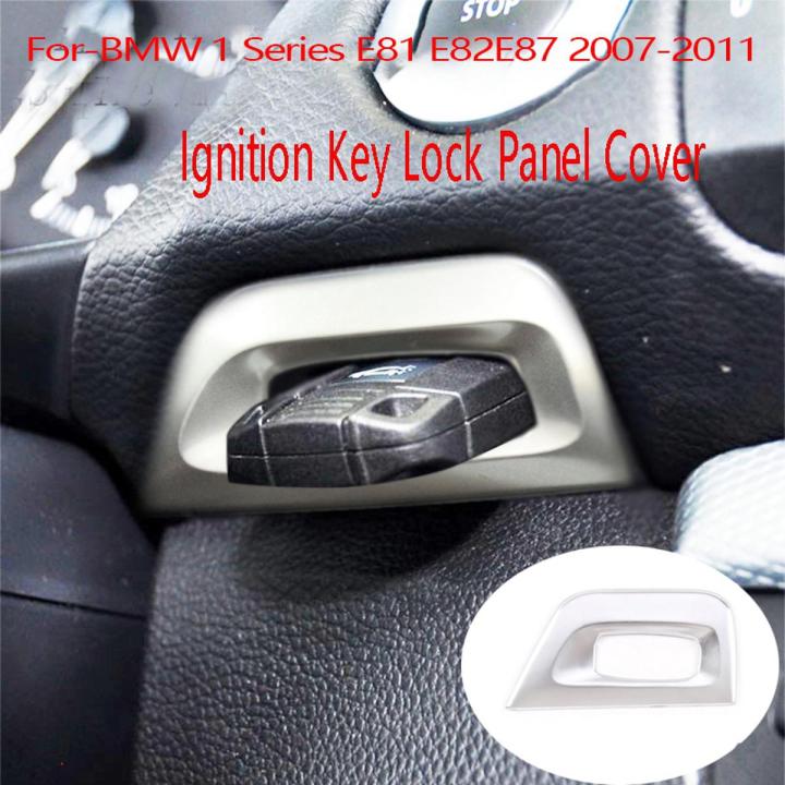 JAERBEE Car Ignition Key Lock Panel Cover Trim Sticker Keyhole Decorative Ring for-BMW 1 Series E81 E82 E87 2007-2011