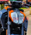 MOXI Branded Flexible Universal Fit LED Indicator for Motorcycle Bike Waterproof KTM Style Amber  Turning Signal Lamps Blinkers Bulb Turn Signals 12V. 