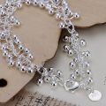 925 Sterling silver bracelets Charms bead chain fashion cute nice women grapes Bracelet wedding Jewelry.