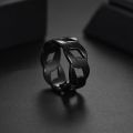 Men's Lifestyle Stainless Steel Finger Ring- Chain Finger Ring.
