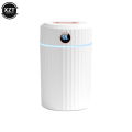 2L Double Spray Air Humidifier With Humidity Display Office Home Anion Essential Oil Diffuser USB Cold Fog Machine. 