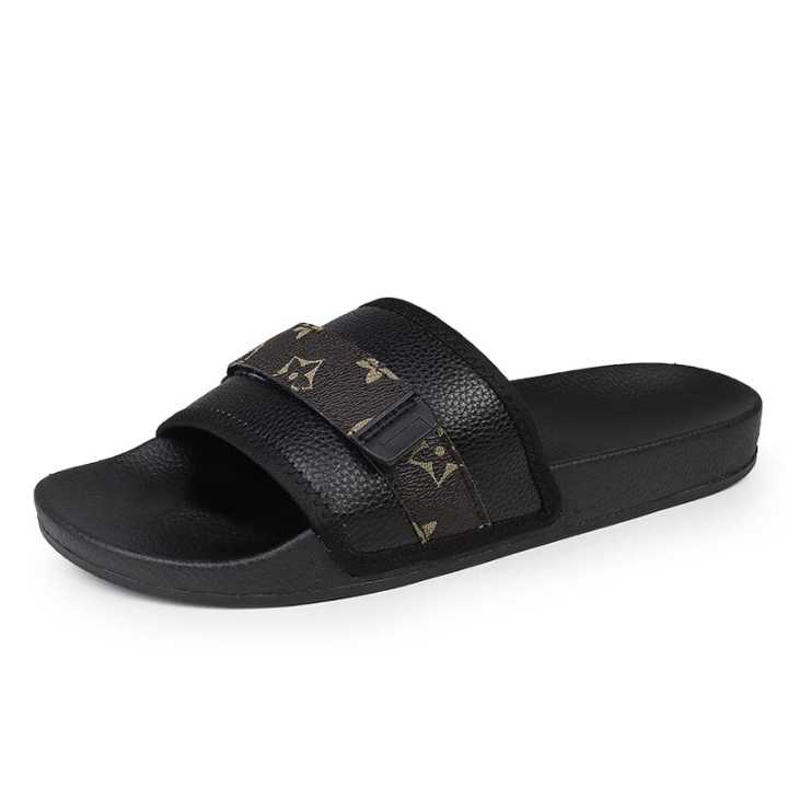 Fashionable%20And%20New%20Collection%20Black%20Color%20BELT%20Lightweight%20Slide%20Slipper%20Sandal%20For%20Men%20S29%20-%20Image%205