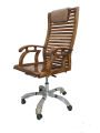 Teak wood office chair. 