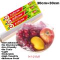 PE Food Wrap Plastic Wrapping Roll 30*30cm 2 pcs. 