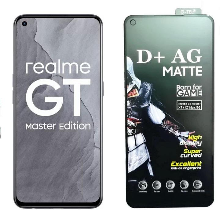 For Realme GT Master Edition PREMIUM 9D AG MATTE Tempered Glass Screen Protector (FULL DISPLAY COVERED)