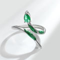 Slytherin magic snake rings on fingertips women fashion personality niche joint opening snake rings wholesale. 