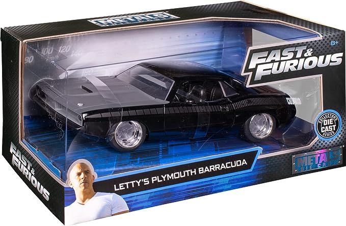Jada Toys Fast & Furious 1970 Plymouth Barracuda 1:24 Diecast Vehicle
