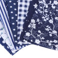 7Pcs DIY Face Cloth Cover Sewing Cotton Color Patch‑Work Dustproof 25x25cm. 