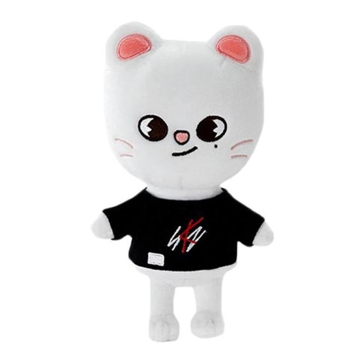 【Yurui】Cartoon Stray Kids Skzoo 21CM Peluche Stuffed Doll Wolf Chan Leebit Dwaekki Jineret Figure Fans Gift