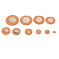 NXFDSIOZ 50 Pcs Professional Leather Tenor Saxophone Pads Orange Sax Pads Replacement Woodwind Musical Instruments Parts. 