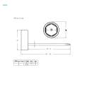 Guitar Truss Rod Wrench 7mm/8mm/6.35mm for Guitar DIY Parts Accs Silver. 