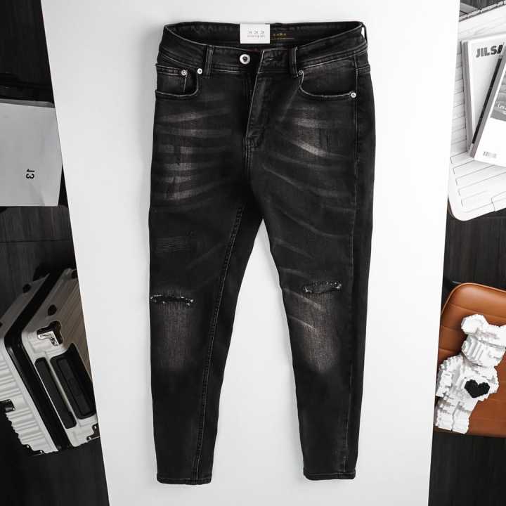 New%202023%20Black%20%20Jeans%20Pant%20For%20Men%20Light%20Blue%20Fashionable%20&%20Stylish%20Jeans%20-%20Image%202