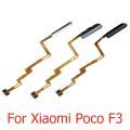 For Xiaomi Poco F3 Original New Fingerprint Sensor Home Return Key Menu Button Flex Cable Black White Blue. 