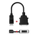 1080P DP to DVI cable adapter DisplayPort Display Port to DVI Cable converter adapter DP DVI cable for Nvidia AMD HP Dell Asus. 