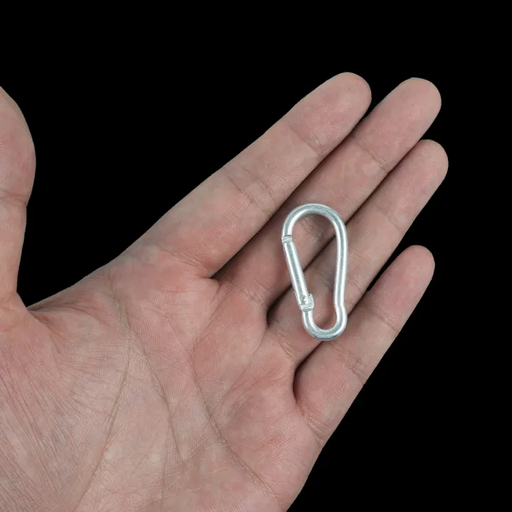 1/10Pcs%20No.4%20Gourd-shaped%20Aluminum%20Alloy%20Carabiner%20Spring%20Hook%20Outdoor%20Safety%20Buckle%20Connecting%20Ring%20For%20Camping%20Hiking%20-%20Image%208