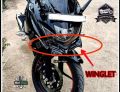 Motorcycle Front Winglet For Gixxer SF New Model / New Version Motorbike wings. 