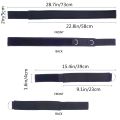 Speed and Agility Training Leg Resistance Bands Bonus Thigh Straps for Fitness Leg Strength Workout Football Running Training. 