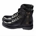 Leather Ankle boots | Biker Safety Boot | Genuine Leather Black Boots- premium quality/ Latest police boot adjusted no joined. 