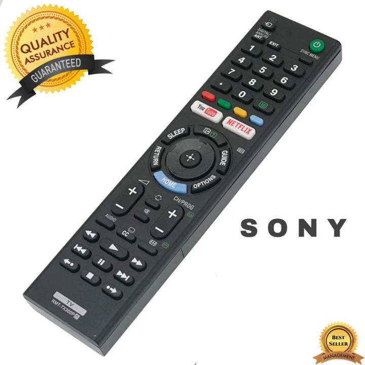 Sony Smart TV Remote With Net Flix & Youtube Button - 1Pcs (BLACK)