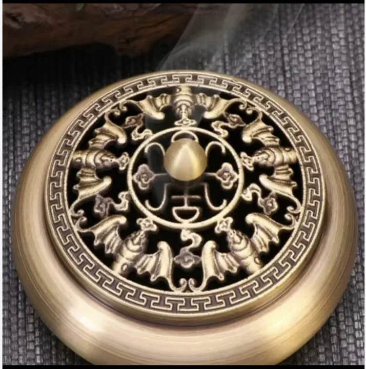 Craft%20Home%20Decoration%20Cense%20Stick%20Holder%20Incense%20Burner%20Mini%20Qilin%20Head%20Retro%20Brass%20Censer%20Hollow%20Lotus%20-%20Image%209