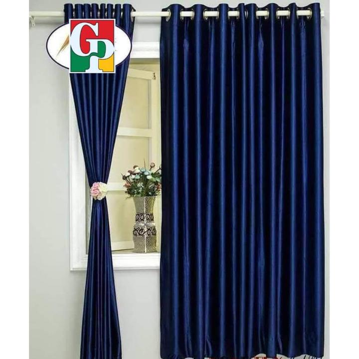 Synthetic curtain  Solid colour Blue, coffee,off white,Red, From Anifa Golden