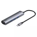 Baseus Mechanical Eye 6 in 1 HDMI / USB 3.0 x 3 /RJ45 / PD to USB-C / Type-C Smart HUB Docking Station.