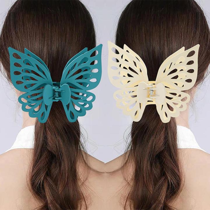 Large Size Hair Clip Claw Clips Hair Claws Barrette Hair Clip Women Hair Clip Hollow Hair Clip Butterfly Hair Clip