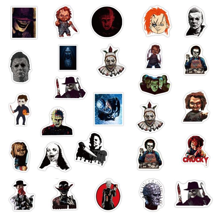 10/30/50PCS%20Mix%20Horror%20Movie%20Stickers%20Decals%20Skateboard%20Guitar%20Suitcase%20Freezer%20Motorcycle%20Graffit%20DIY%20Cartoon%20Sticker%20Kid%20Gift%20-%20Image%206