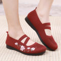 Purple Flats Shoes Women Loafers Knitted Mary Janes Sandal Shoes Grandma Cozy Flats Woman Summer Sneaker Breathable Dancing Shoe Moonlight Shines. 