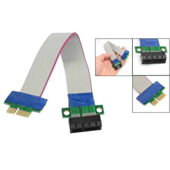 Extender Extension Ribbon Flex Relocate Cable PCI Expres X1 PCI E Riser ...