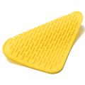 Normal Holder Mat Silicone Kitchen Trivet Pot Tray Straightener Heat Non-slip Resistant Yellow.