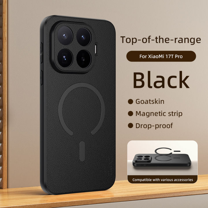 lthmy%20for%20Xiaomi%2017T%20Casing%20Luxury%20Goatskin%20Skin%20Leather%20Phone%20Case%20Wireless%20Charging%20Shockproof%20Protection%20Back%20Hard%20Cover%20-%20Image%203